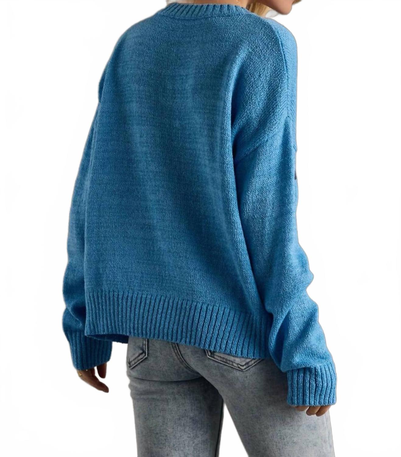 Lake Life Lightweight Sweater In Blue