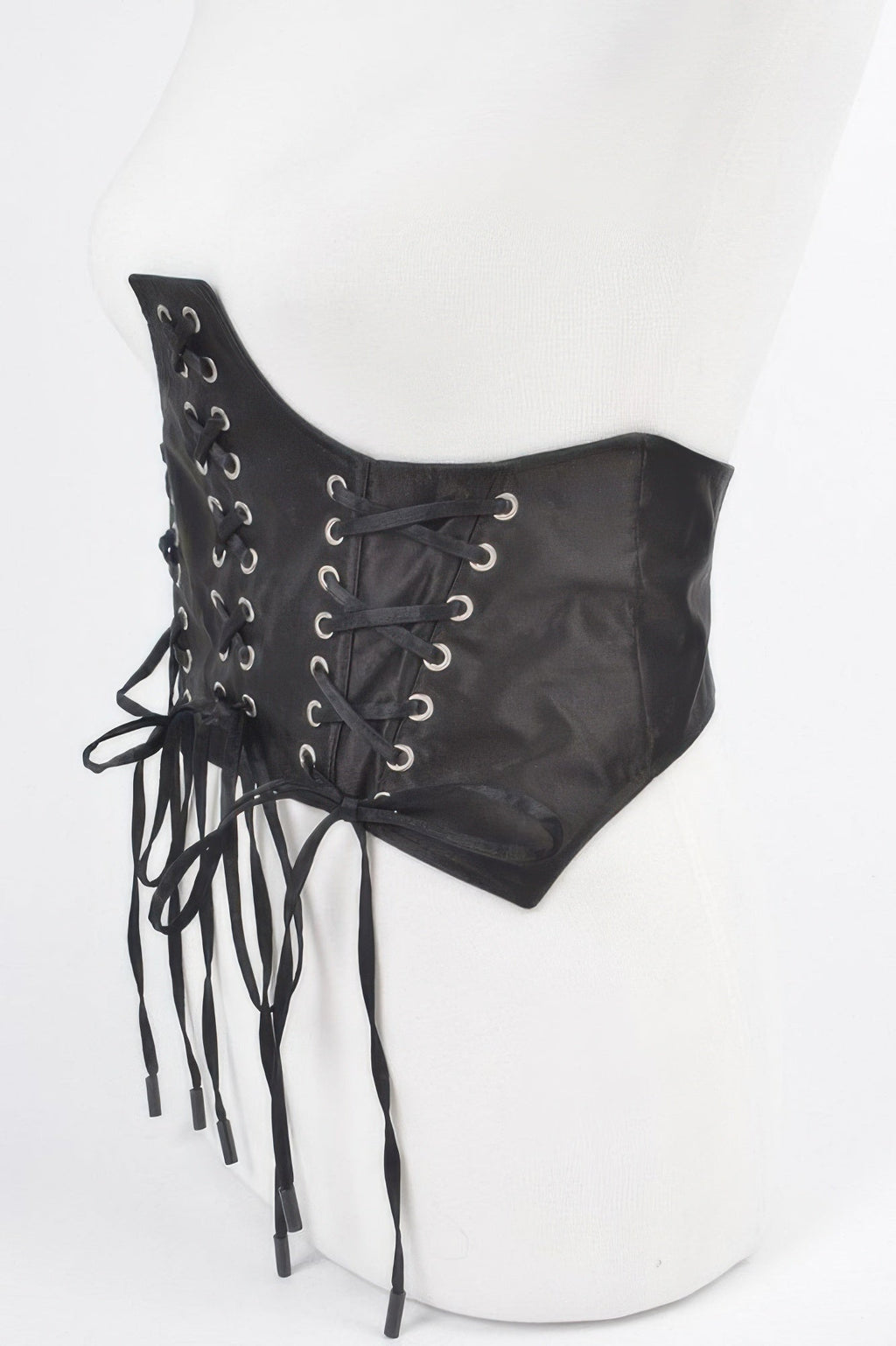 Wide Corset-Style Elastic Waist Cinch Belt