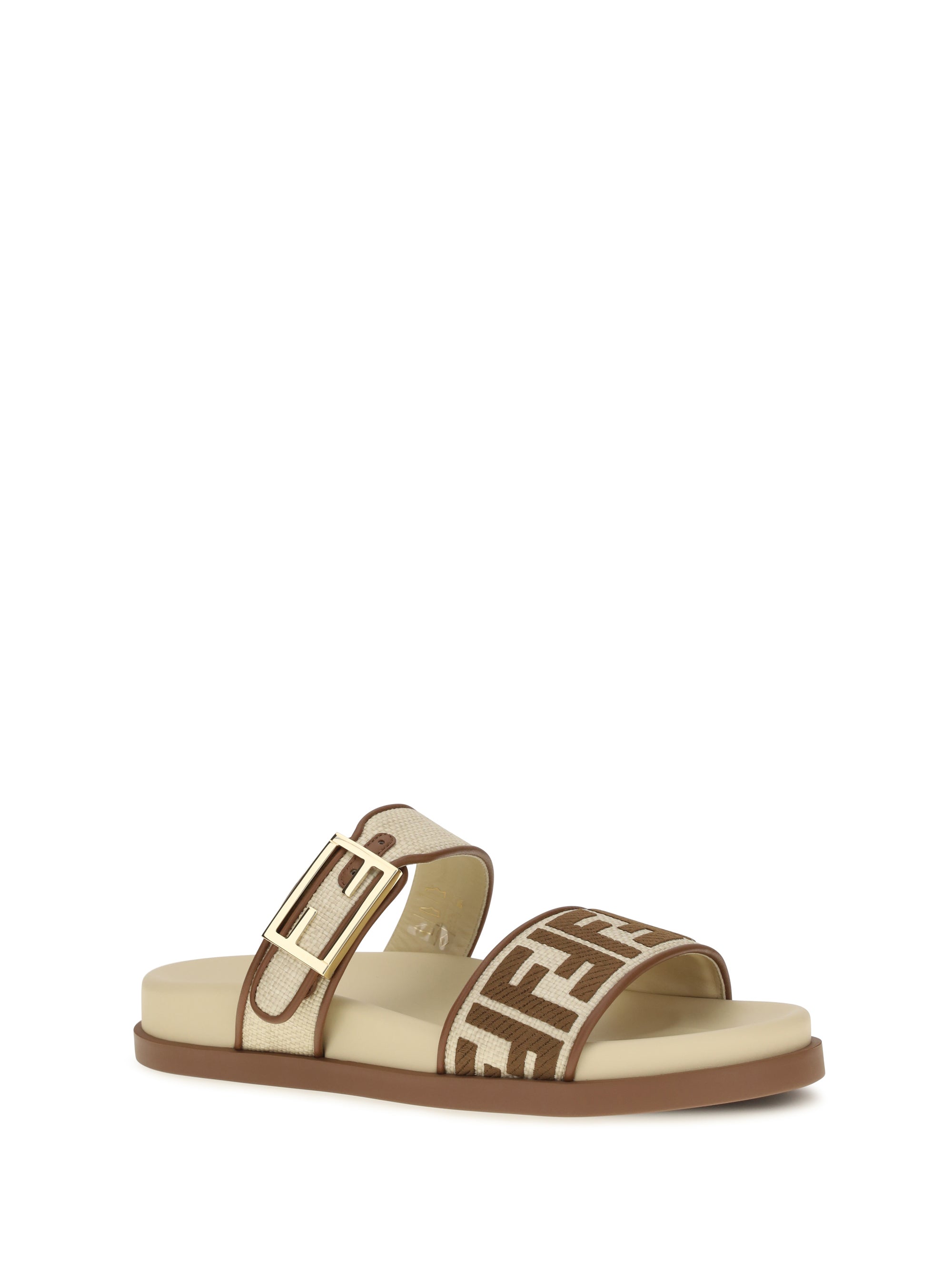 Fendi Women Feel Slide Sandals