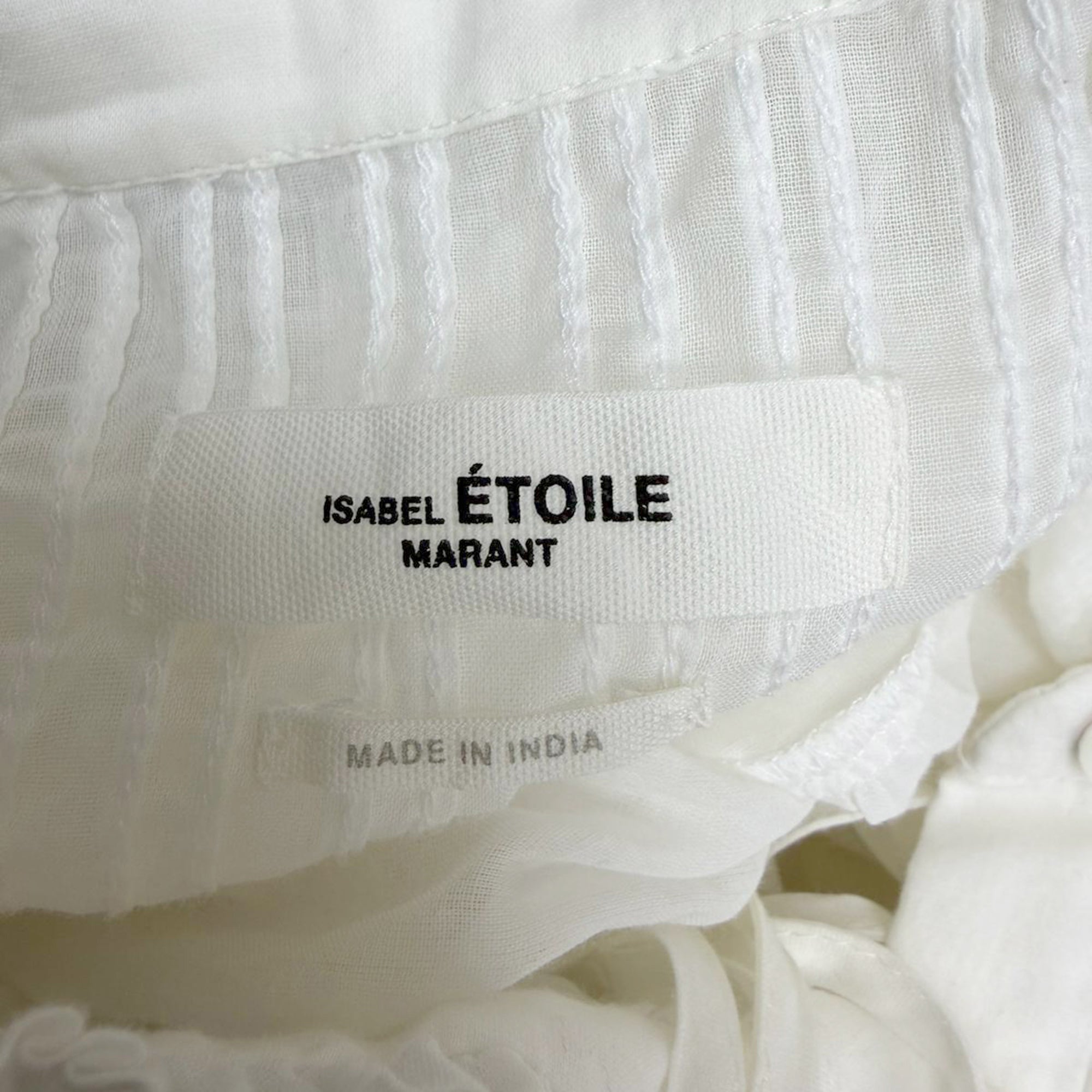 Isabel Marant Etoile Lanikaye Mini Dress in White Cotton