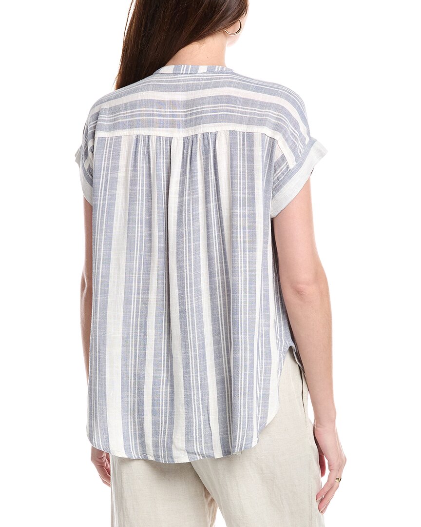 Splendid Raegan Linen-Blend Blouse