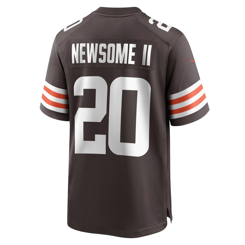 Cleveland Browns Greg Newsome II Brown Game Jersey