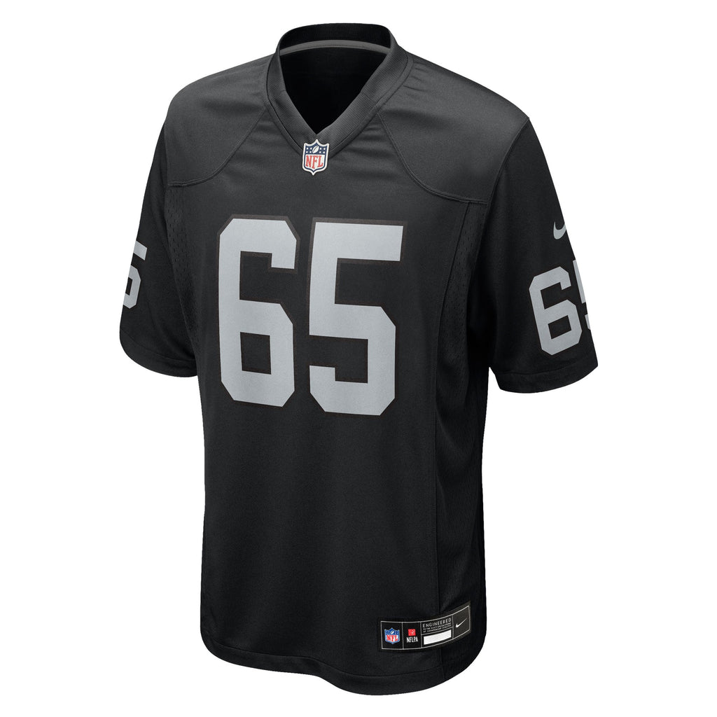 Las Vegas Raiders Alex Cappa Black Team Game Jersey