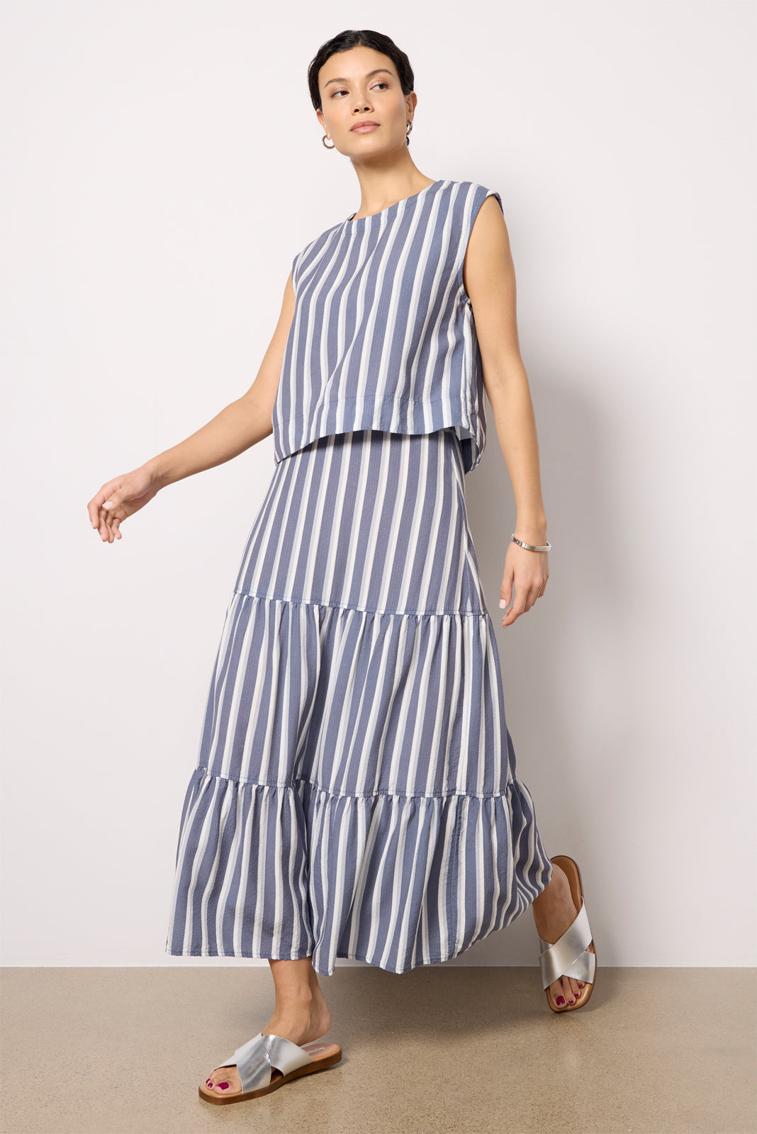 Women's Cali Stripe Shell Top