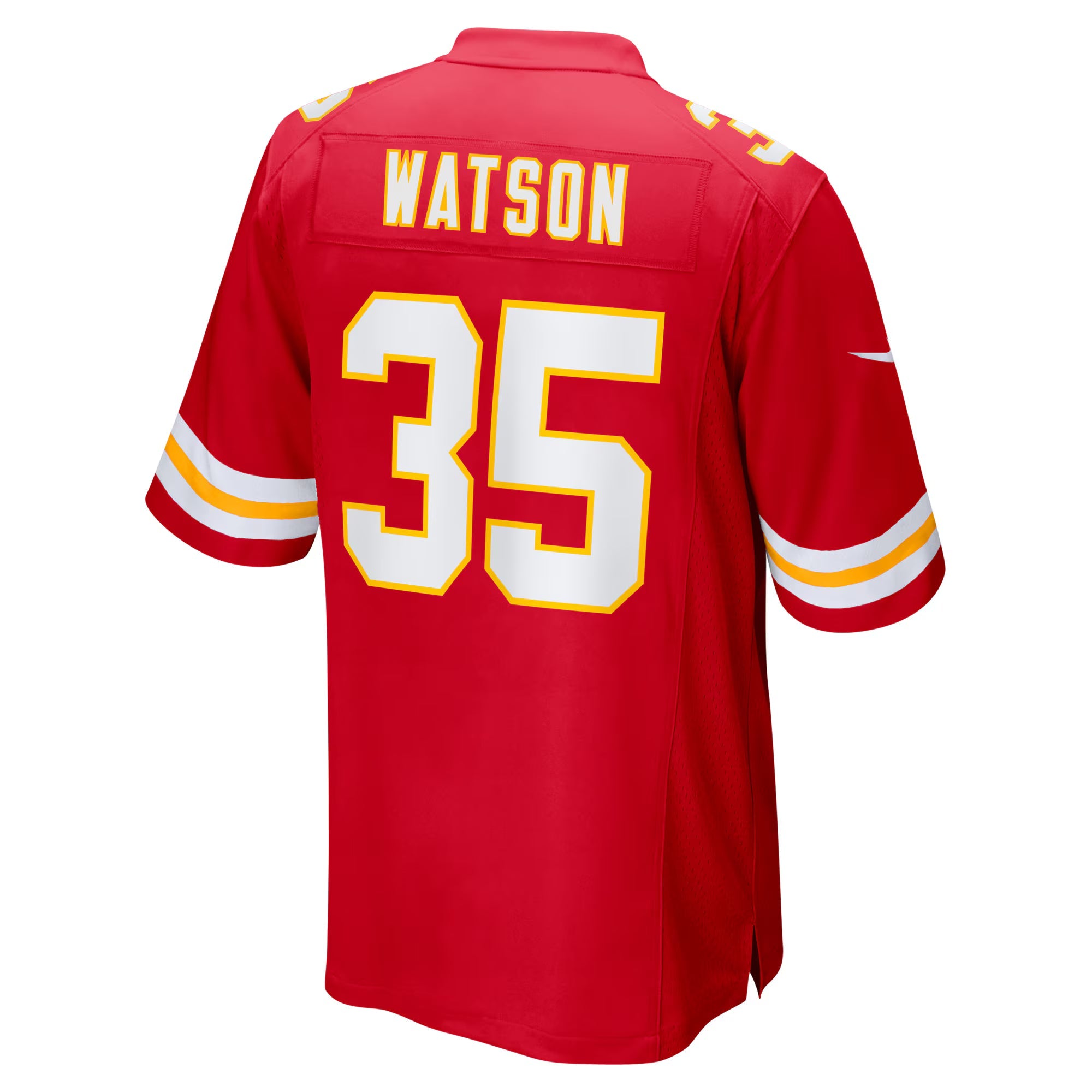 Kansas City Chiefs Jaylen Watson Red Game Player Jersey
