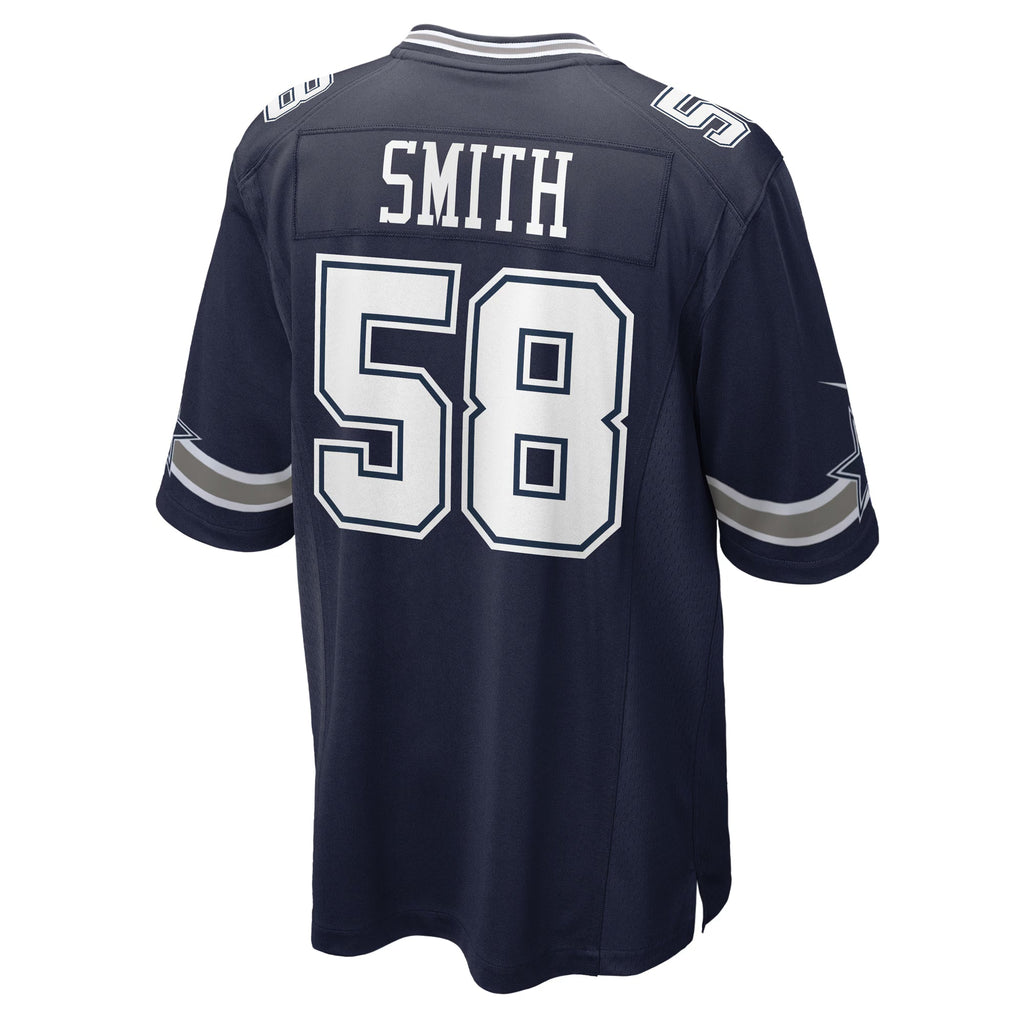 Dallas Cowboys Mazi Smith Navy Game Jersey