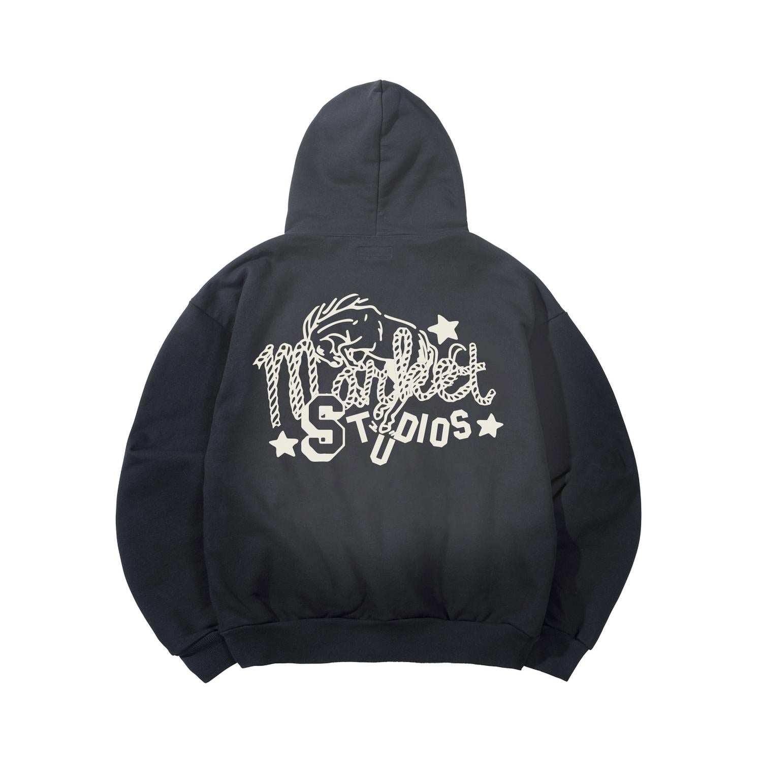 Men's Old West Studios Hoodie In Pirate Black