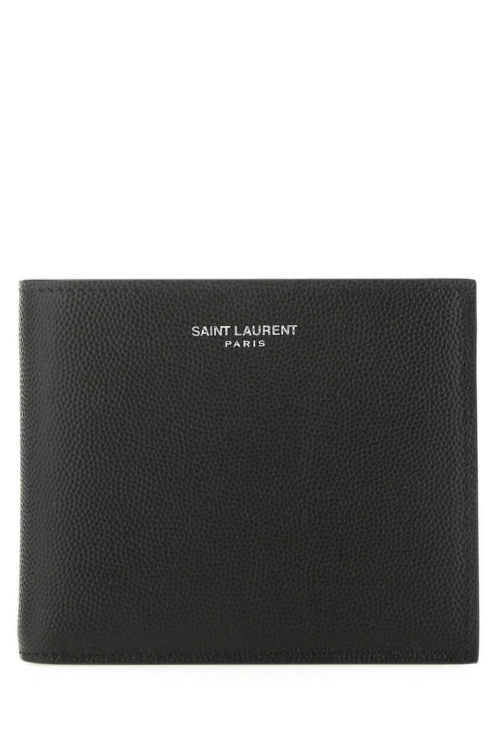 Saint Laurent Men Black Leather Wallet