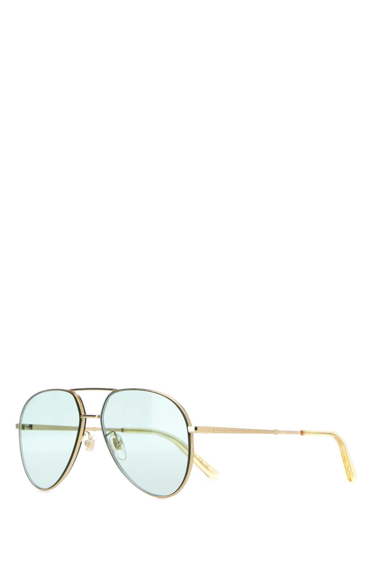 Gucci Men Gold Metal Sunglasses