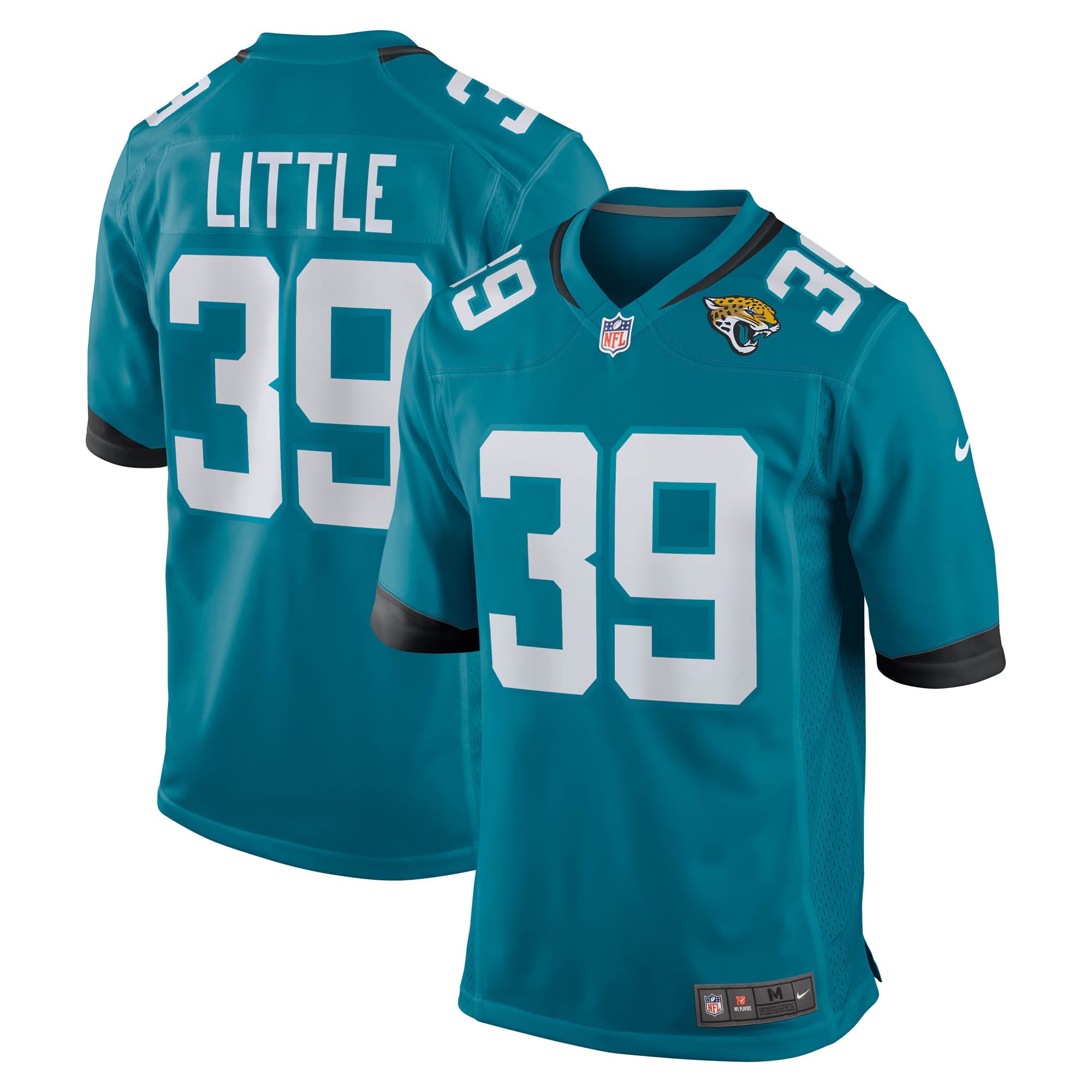 Jacksonville Jaguars Cam Little Teal Team Game Jersey
