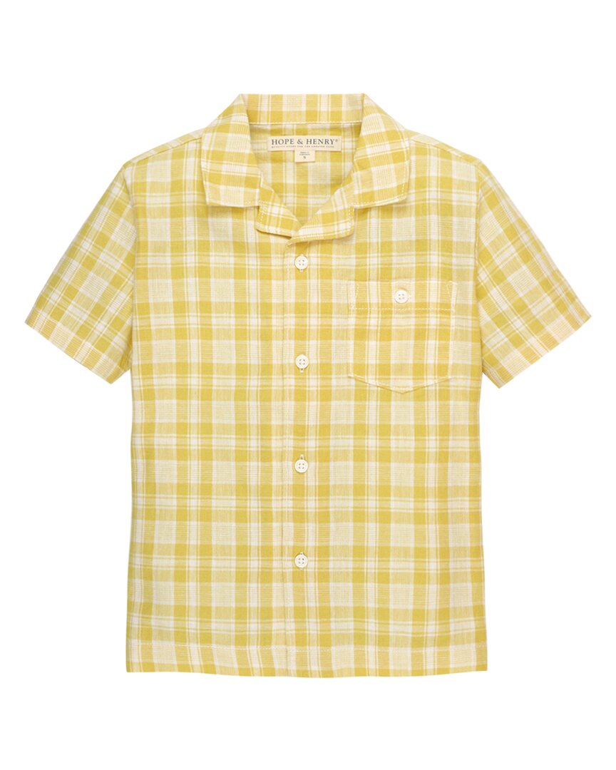 Hope & Henry Short Sleeve Camp Shirt