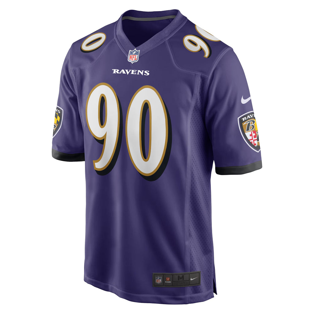 Baltimore Ravens David Ojabo Purple Player Game Jersey