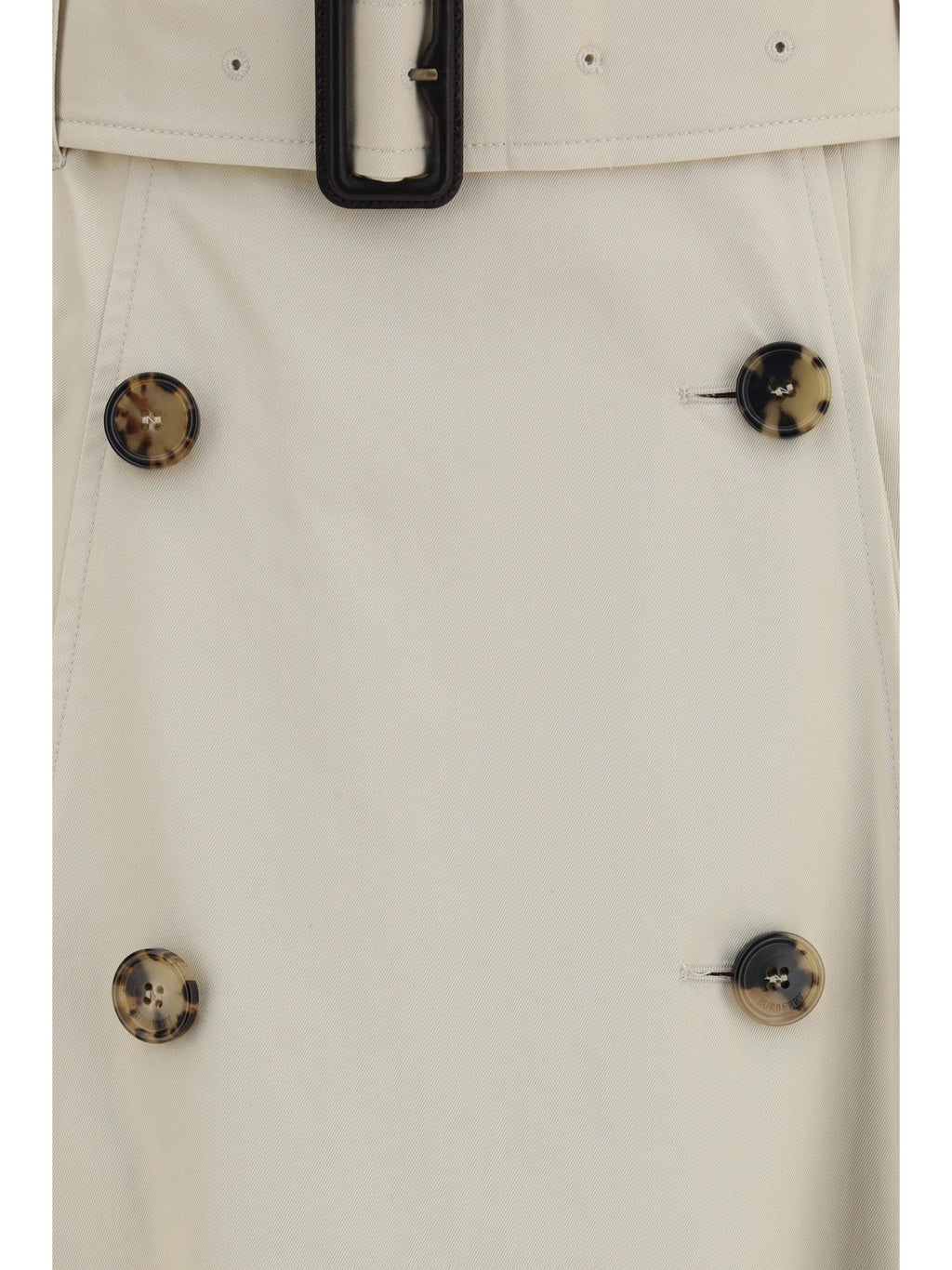 Burberry Women Midi Trench Skirt In Gabardine