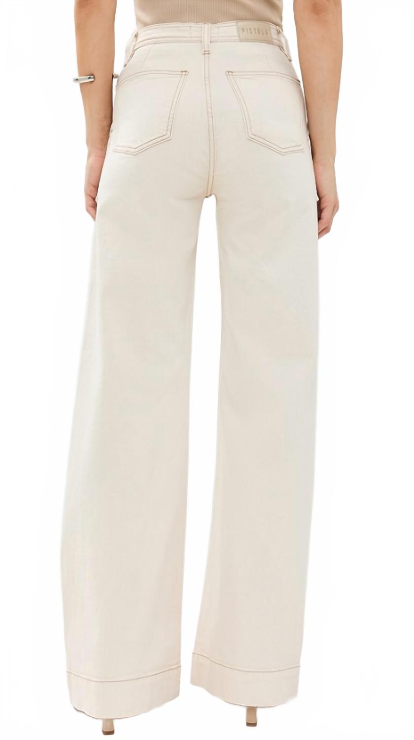 Penny Utility Wide Leg Pants In Ecru