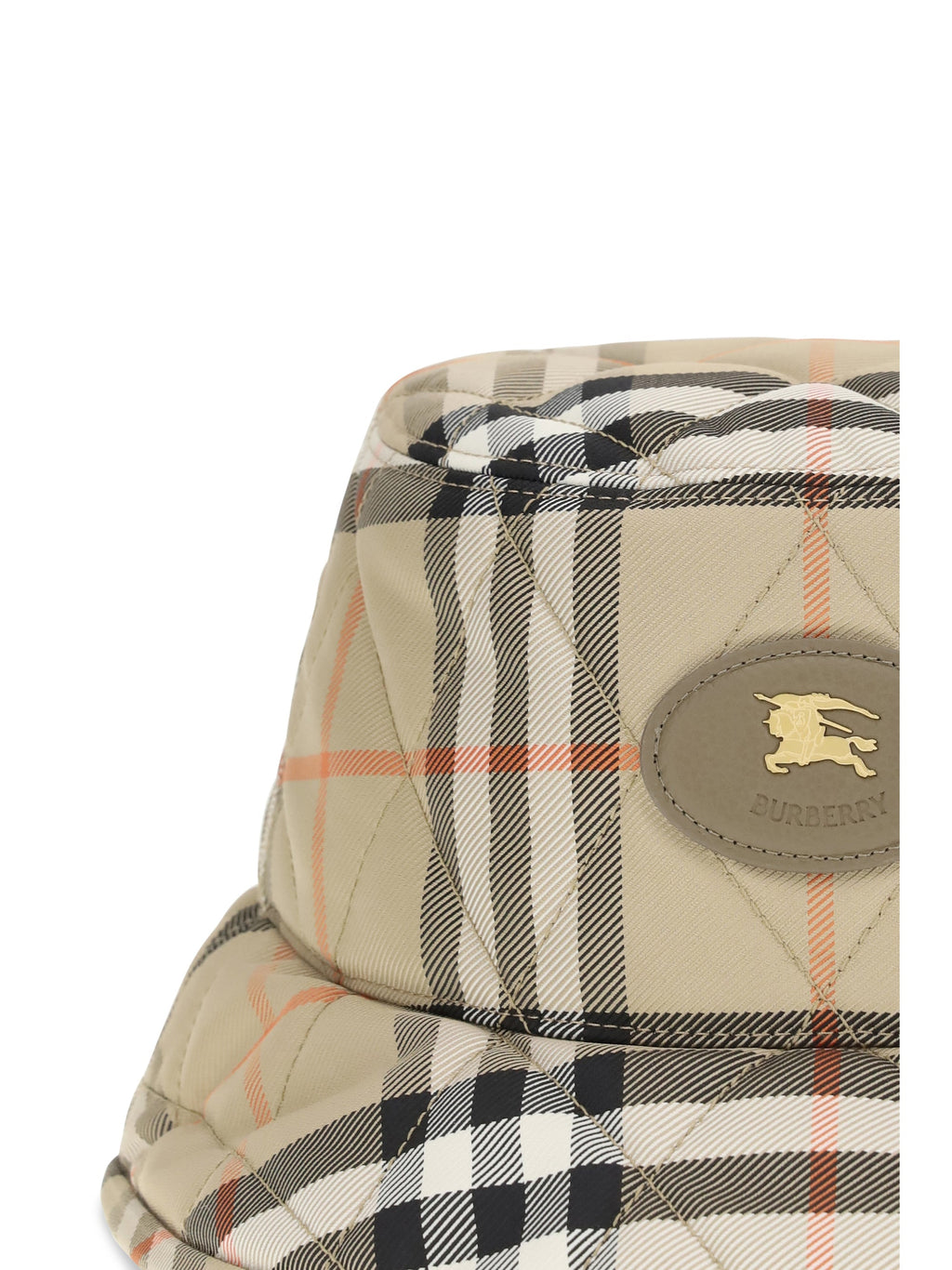 Burberry Men Horseshoe Quilted Bucket Hat