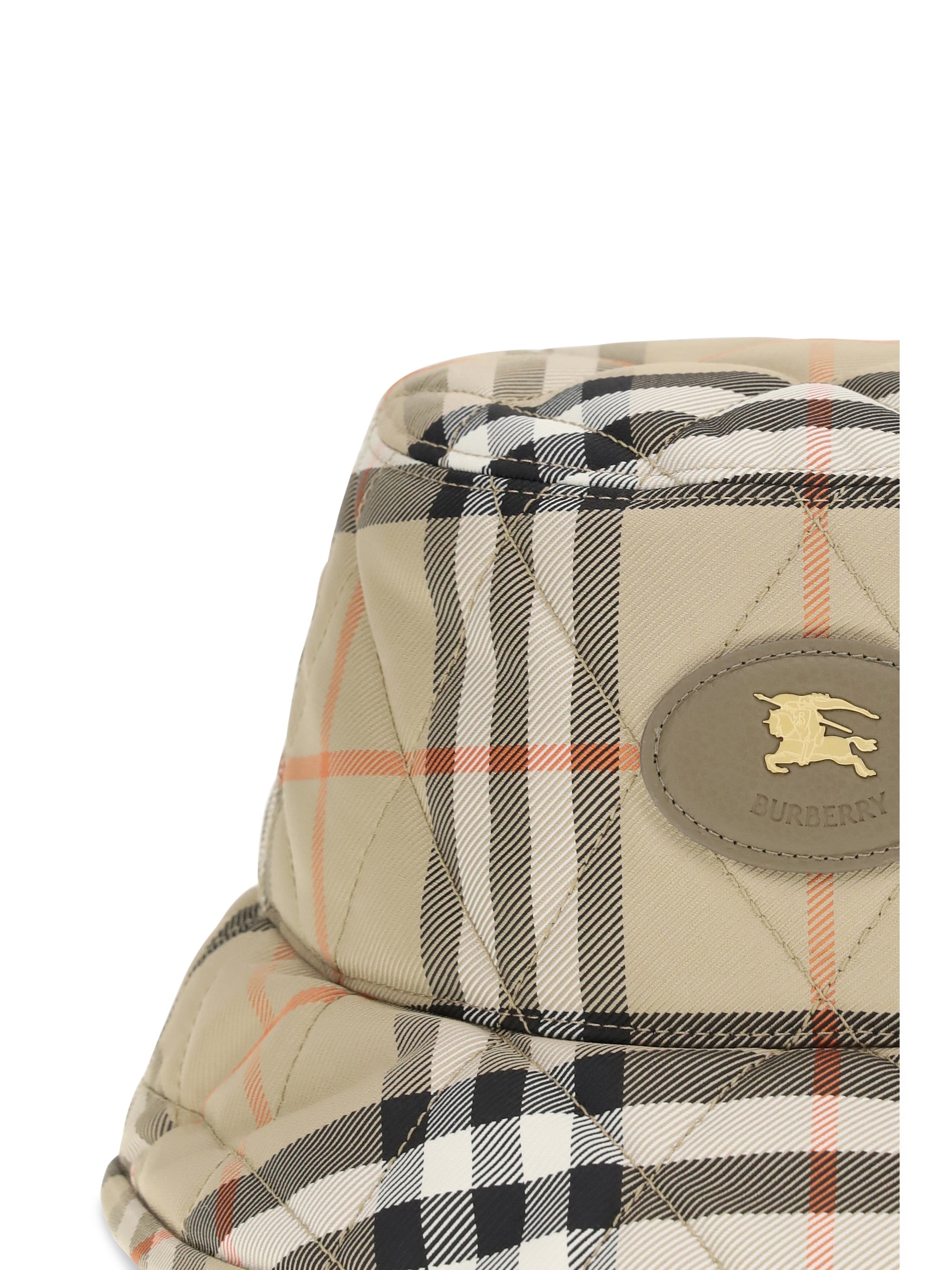 Burberry Men Horseshoe Quilted Bucket Hat