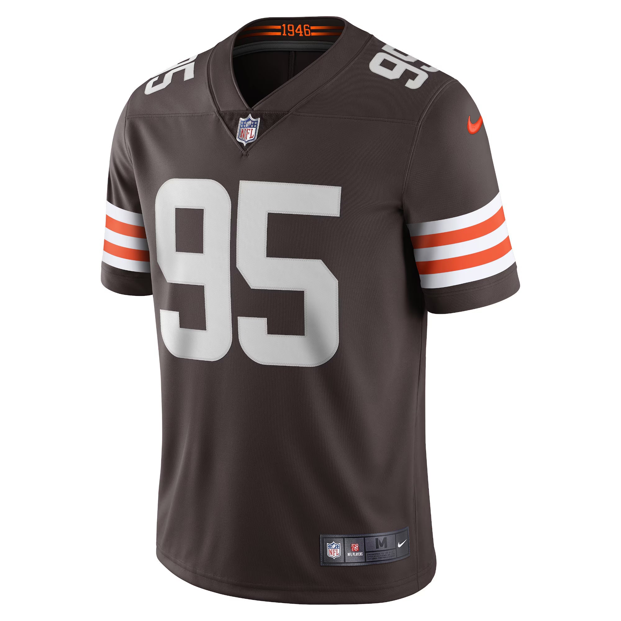 Cleveland Browns Myles Garrett Brown Vapor Limited Jersey
