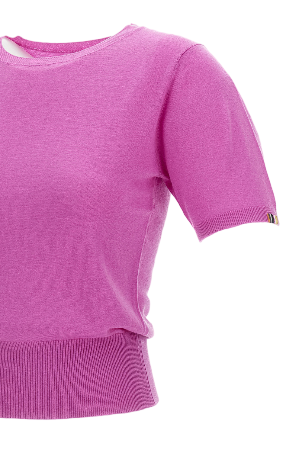 Oleander Pink N.416 Noor Short Sleeve T-Shirt