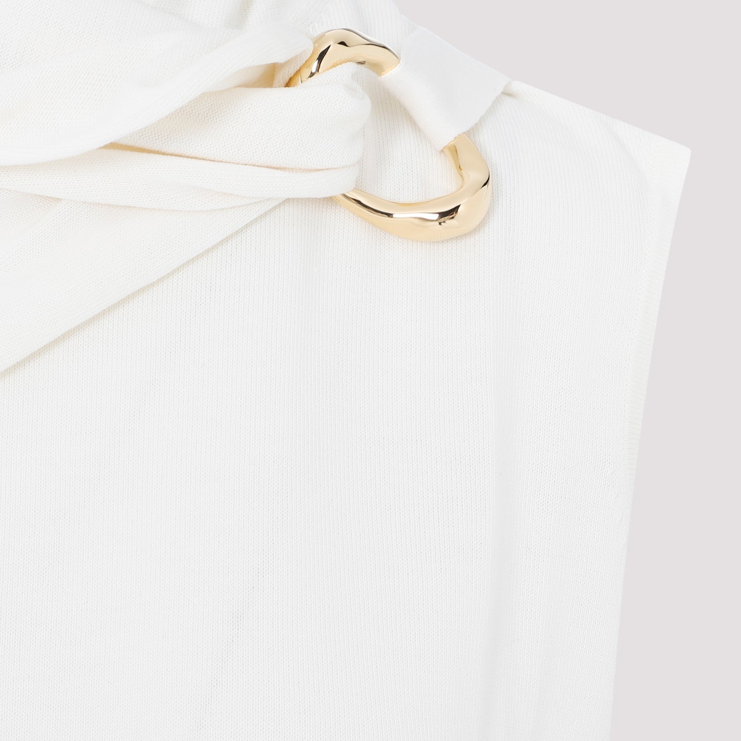 Jil Sander Draped Knitted Tank Top Women