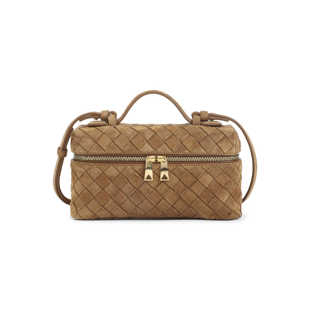 Bottega Veneta Bang Bang Suede Vanity Case Bag Women