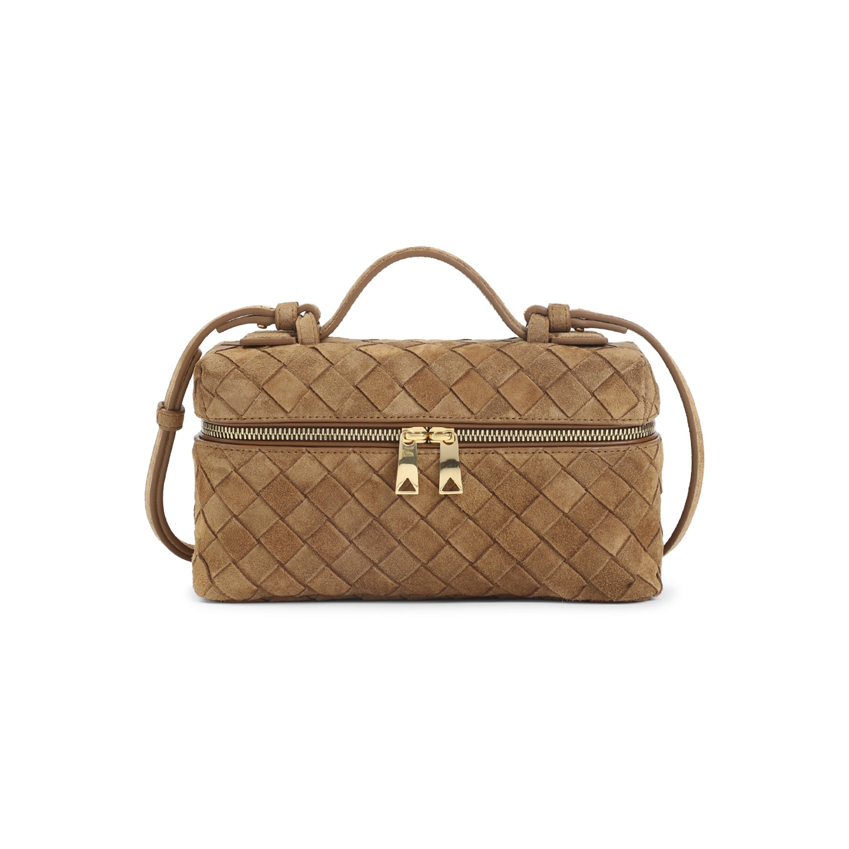 Bottega Veneta Bang Bang Suede Vanity Case Bag Women