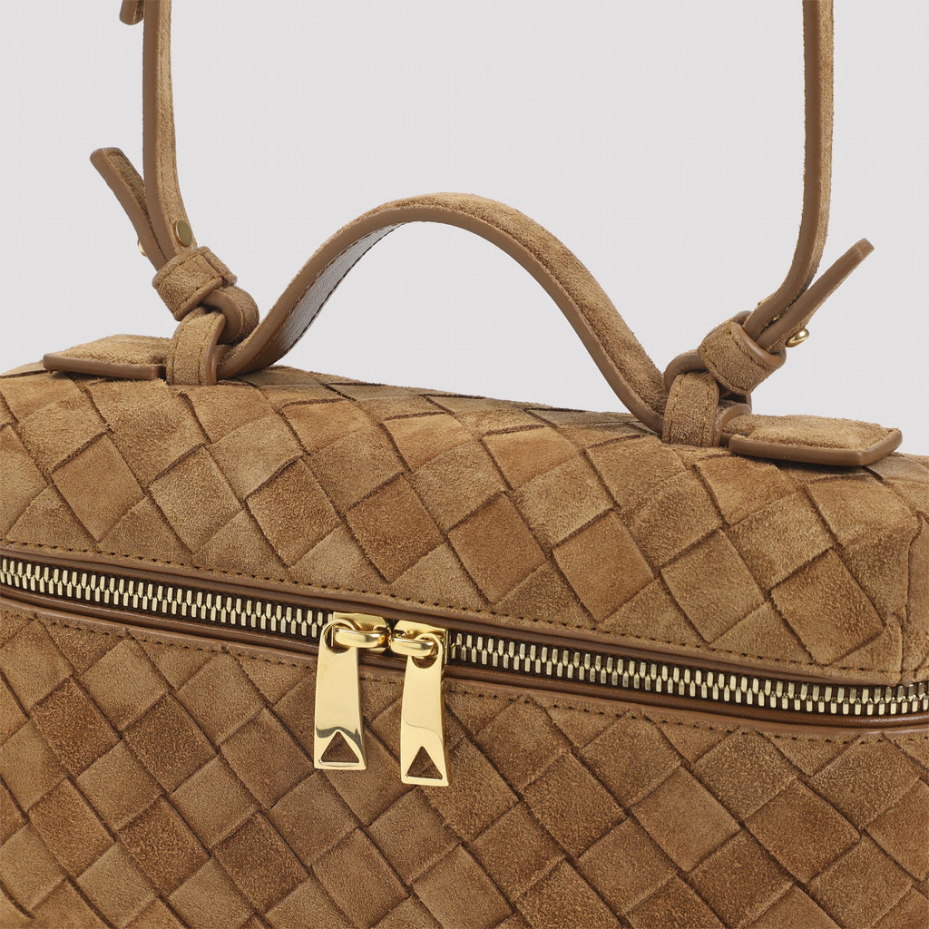 Bottega Veneta Bang Bang Suede Vanity Case Bag Women