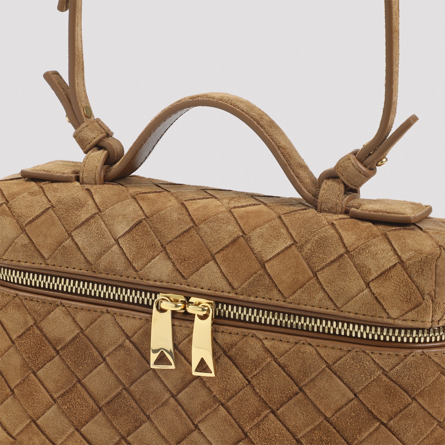 Bottega Veneta Bang Bang Suede Vanity Case Bag Women