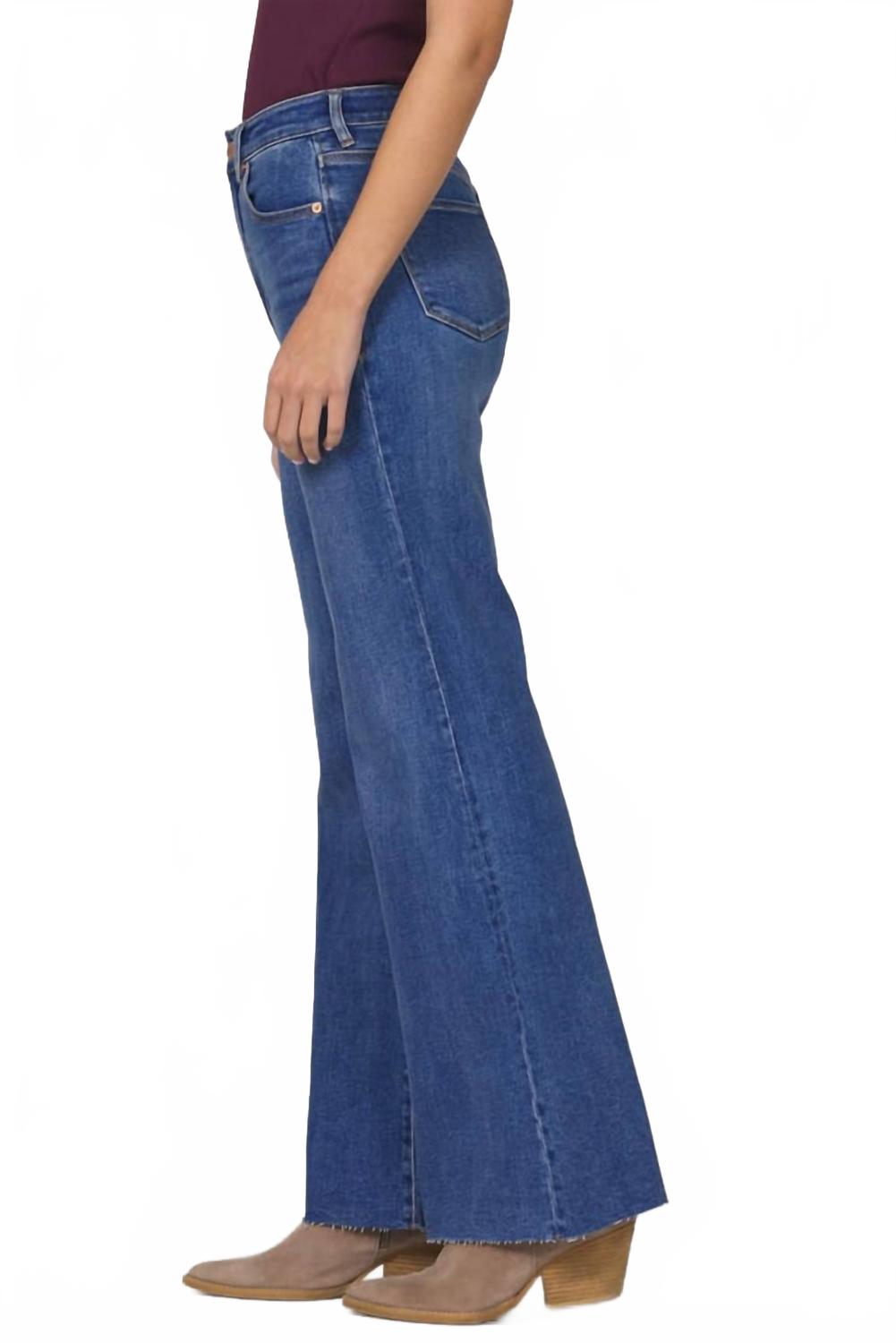 Fiona Wide Leg Jean In Midtown