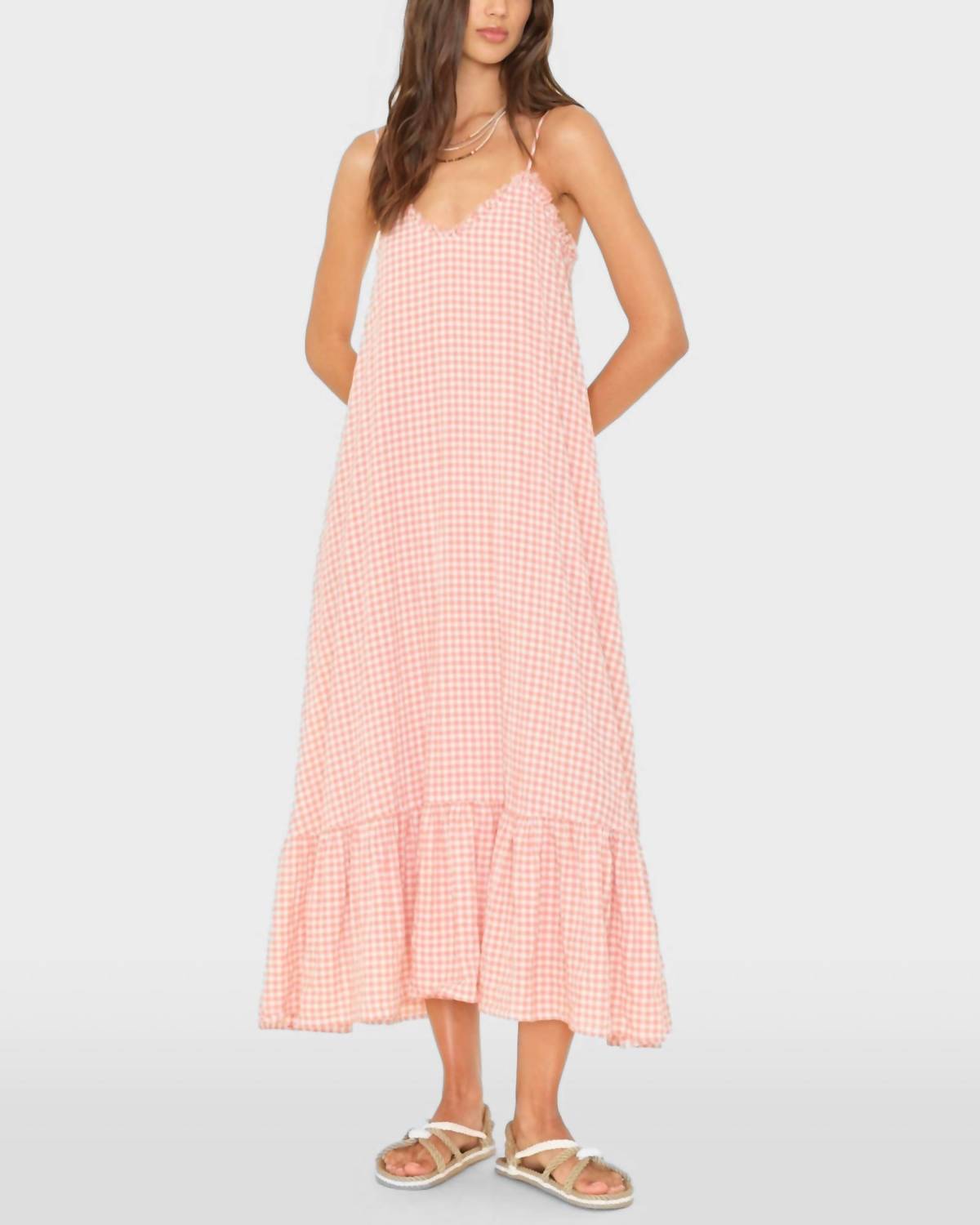 Taytum Dress In Shell Pink