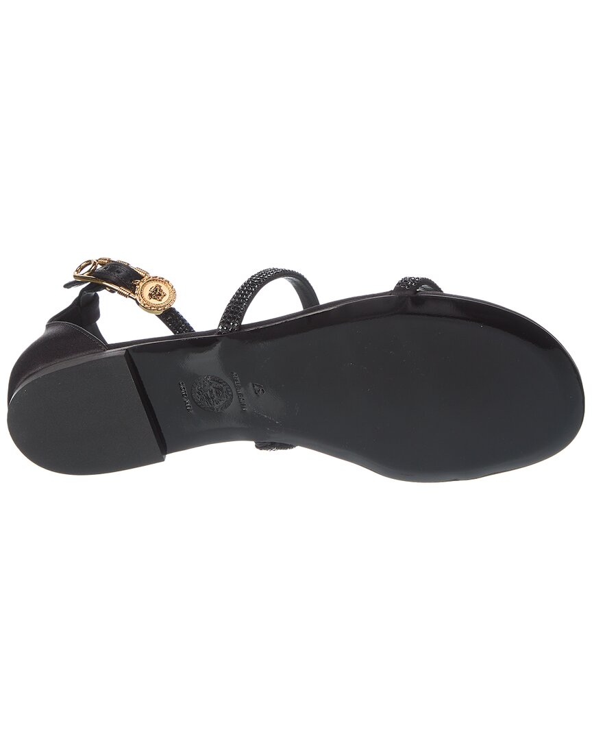 Versace Safety Pin Satin Sandal