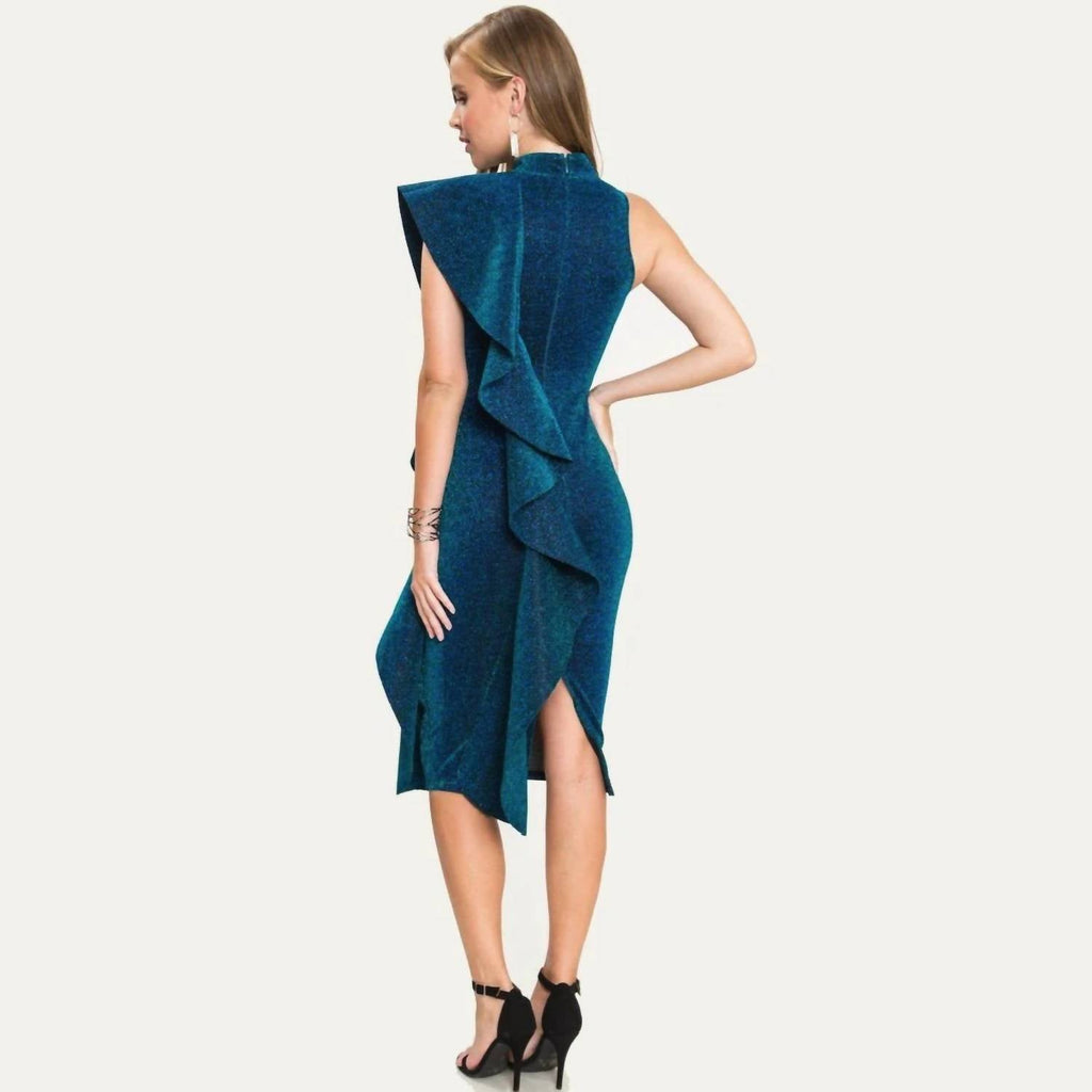 Sparkly Marilyn Dress In Blue
