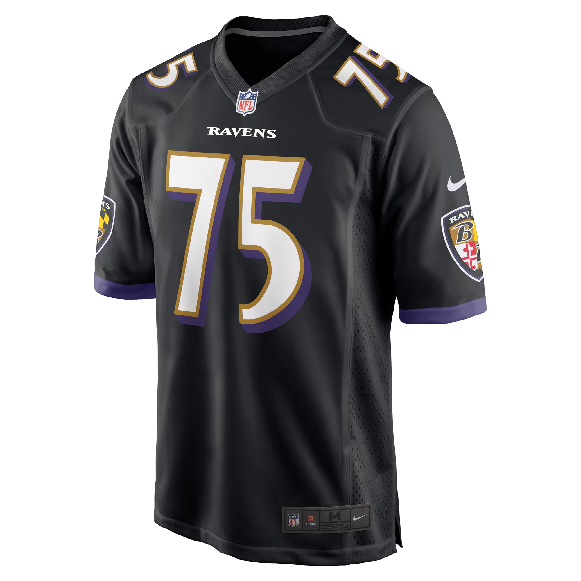 Baltimore Ravens Jonathan Ogden Black Retired Player Alternate Game Jersey