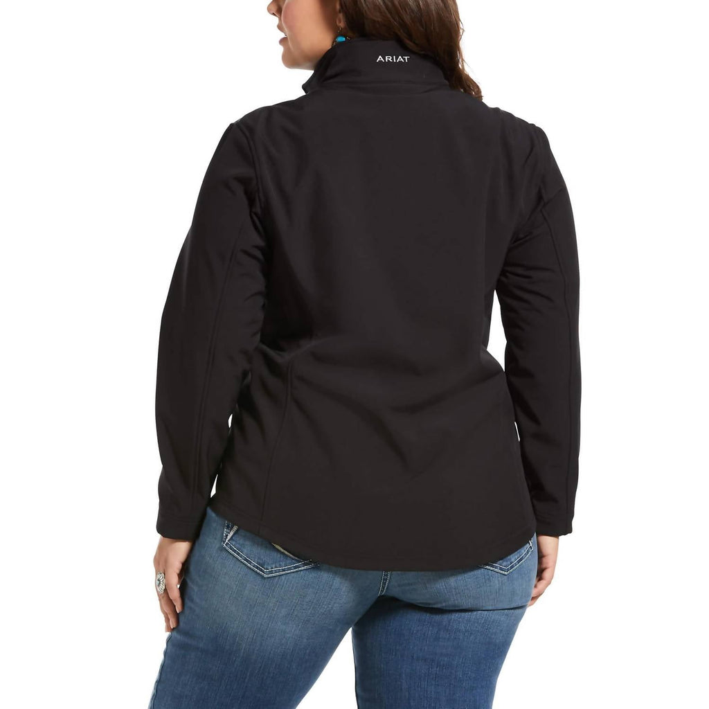 Women's Real Softshell Conceal Carry Jacket In Black