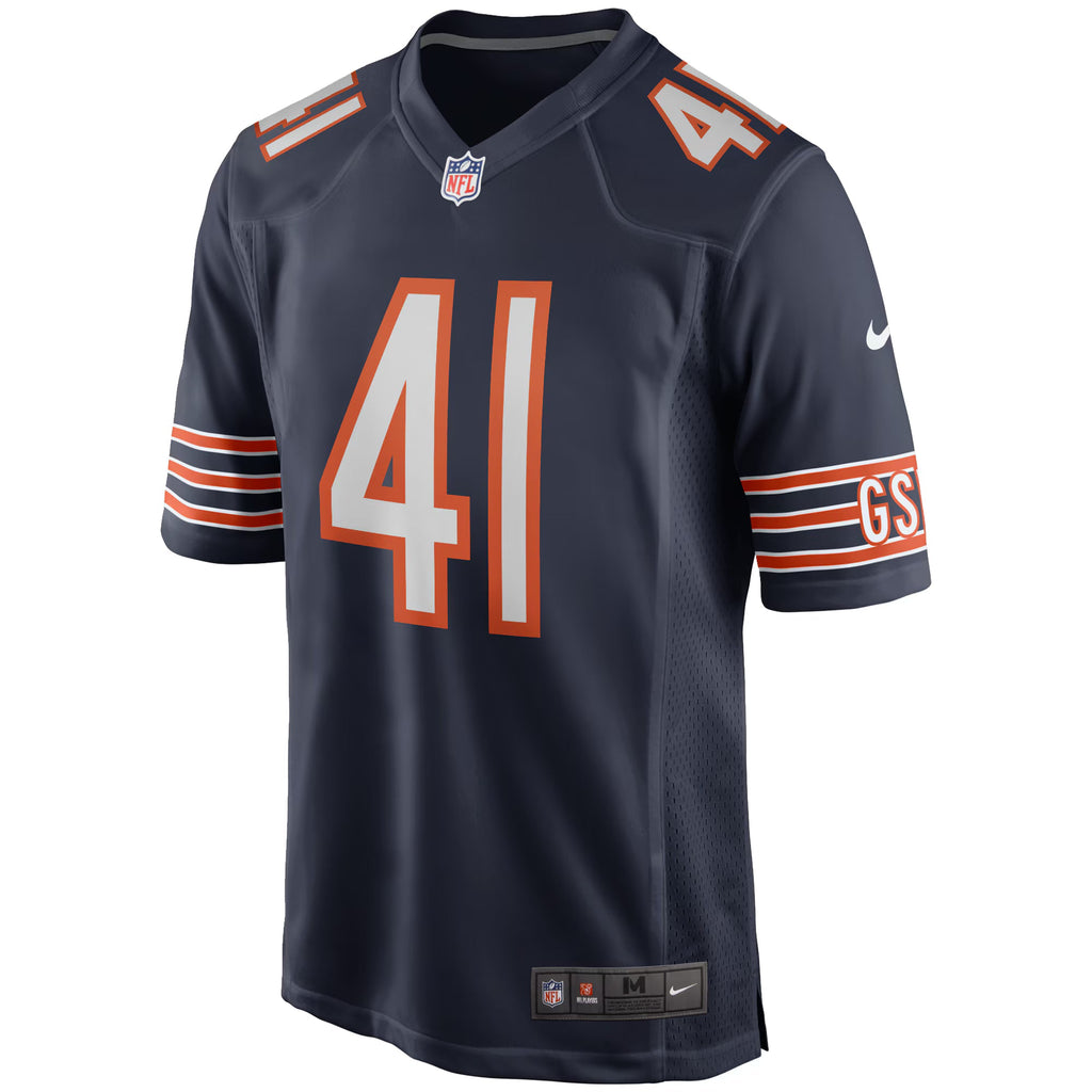 Chicago Bears Brian Piccolo Navy Game Retired Player Jersey