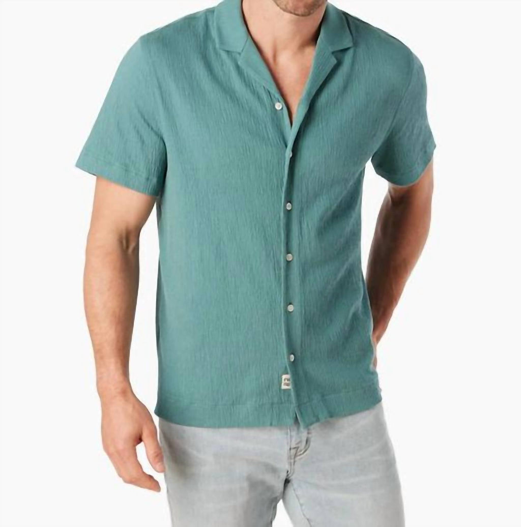 Babylon Camp Shirt In Sea Green