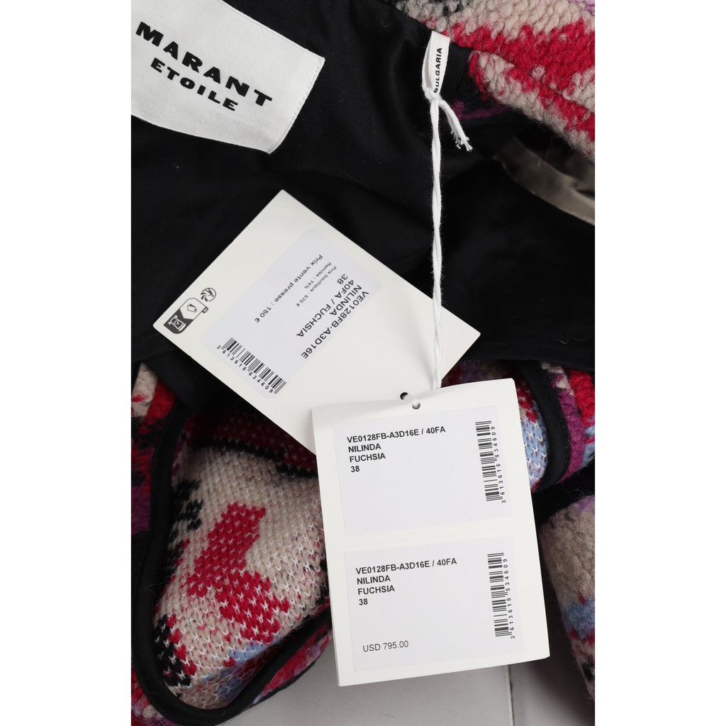 Isabel Marant Étoile Nilinda Fuzzy Jacket in Pink Wool