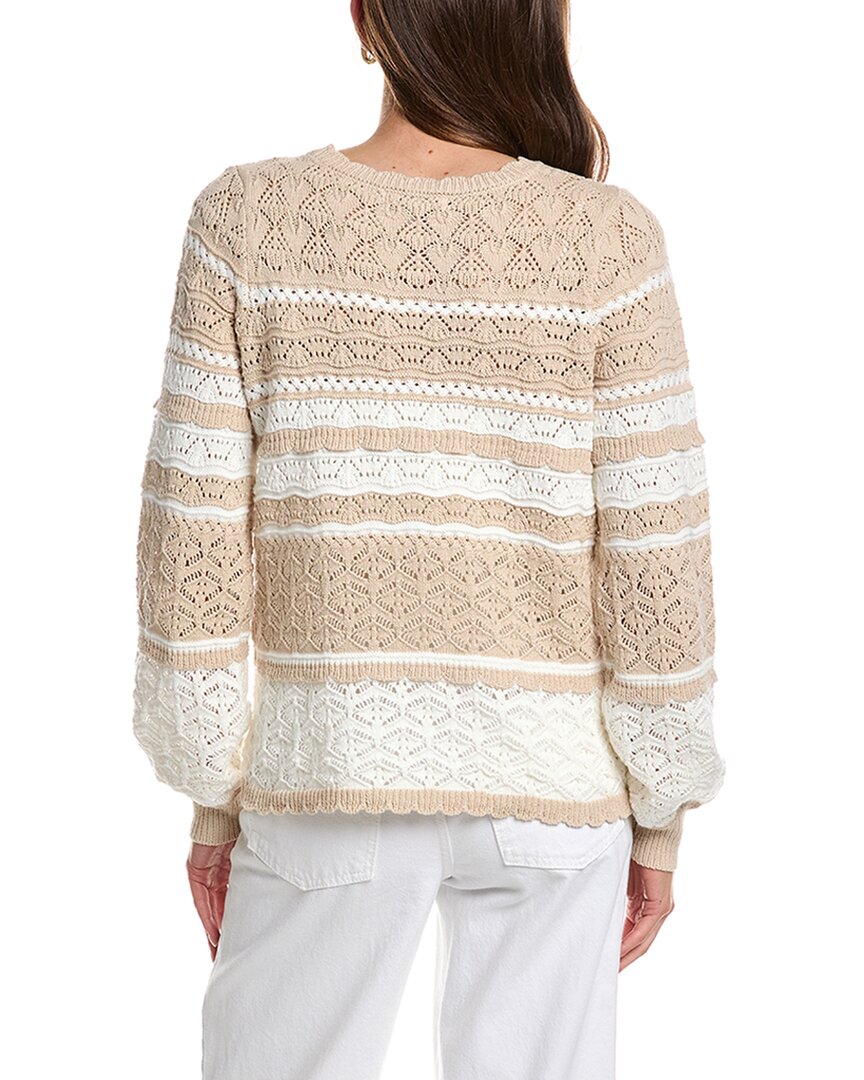 Design History Scalloped Trim Sweater