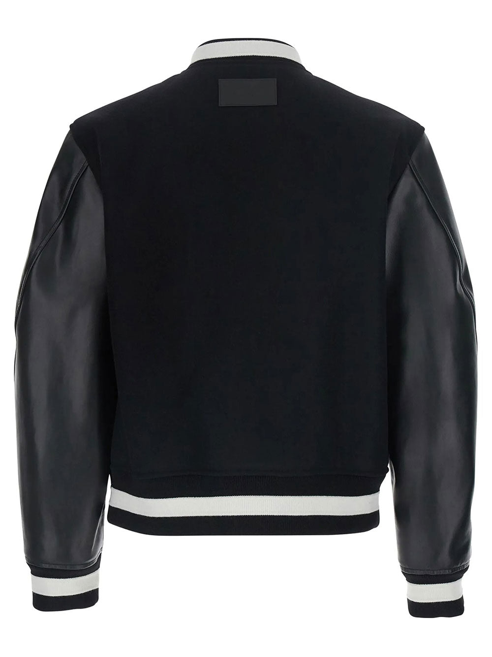 Givenchy Men Wool And Leather Varsity Jacket