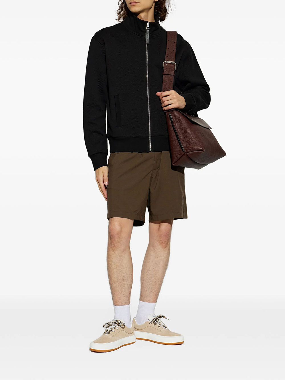 Givenchy Men Felpa Con Motivo Chevron E Jacquard Givenchy