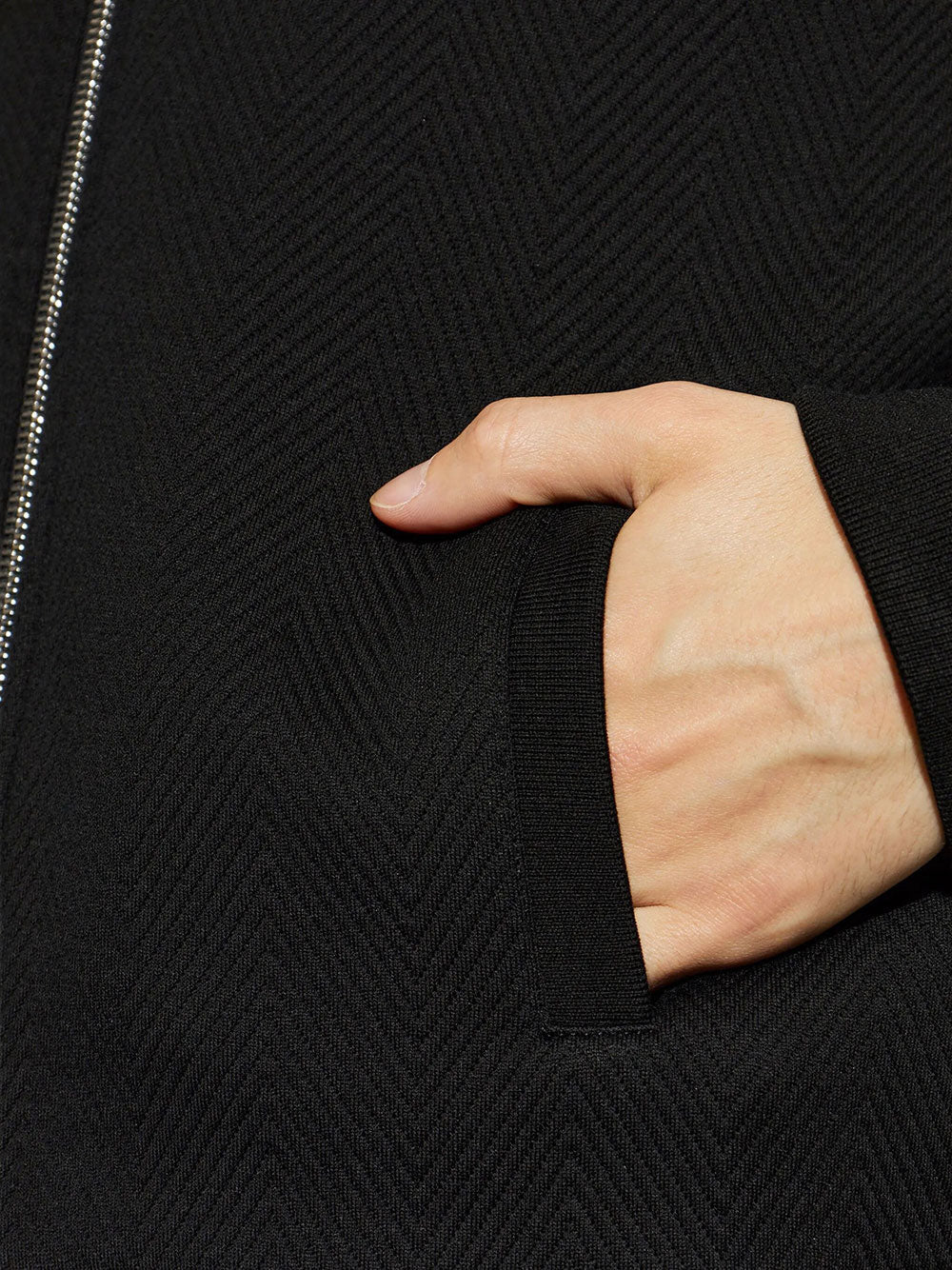 Givenchy Men Felpa Con Motivo Chevron E Jacquard Givenchy