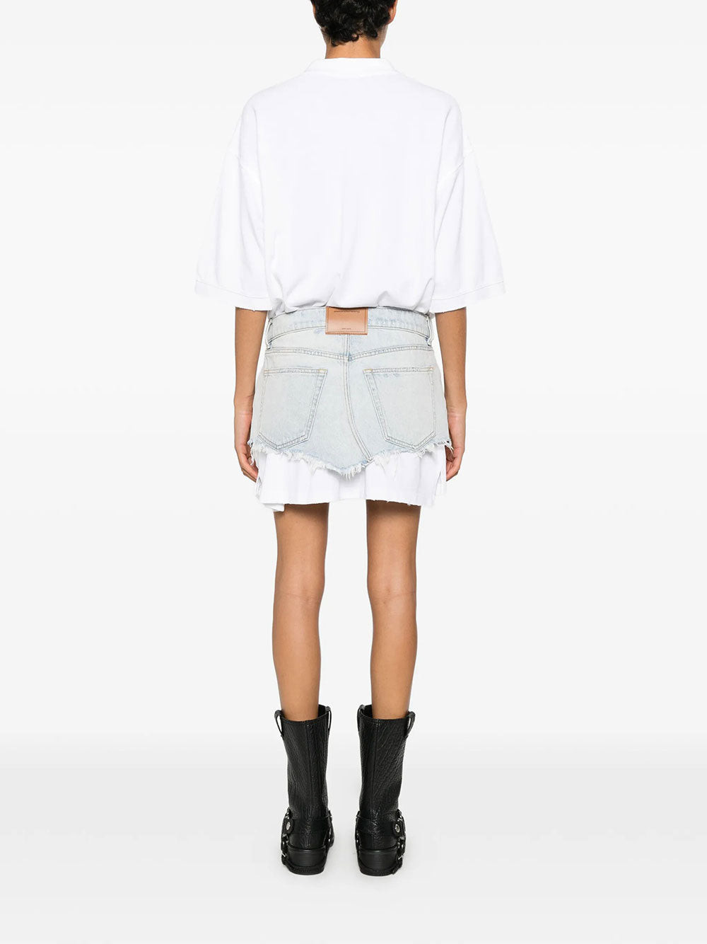 Alexander Wang Women Pre-Styled Denim Polo Dress