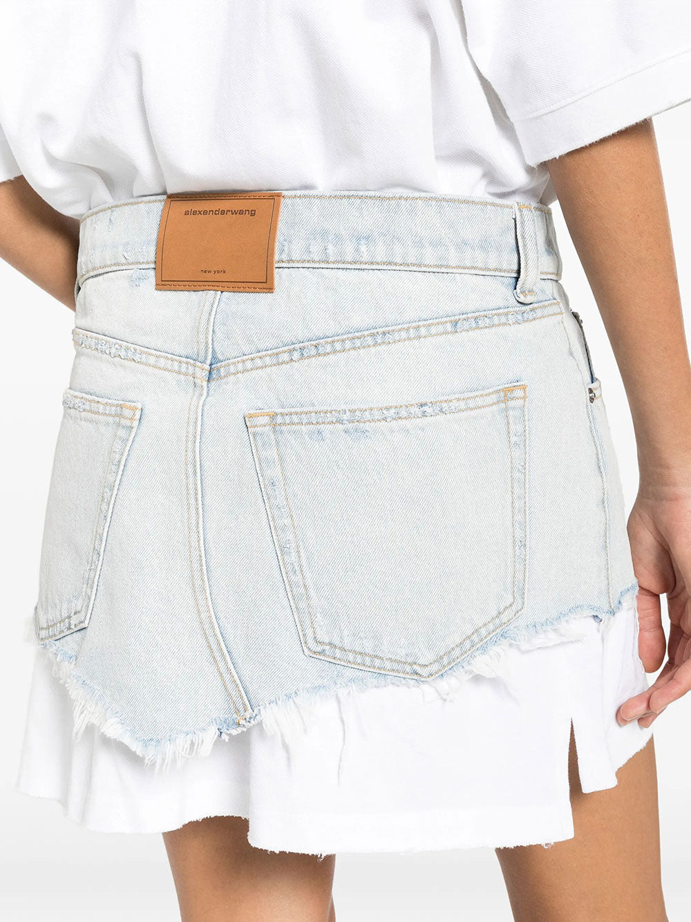Alexander Wang Women Pre-Styled Denim Polo Dress