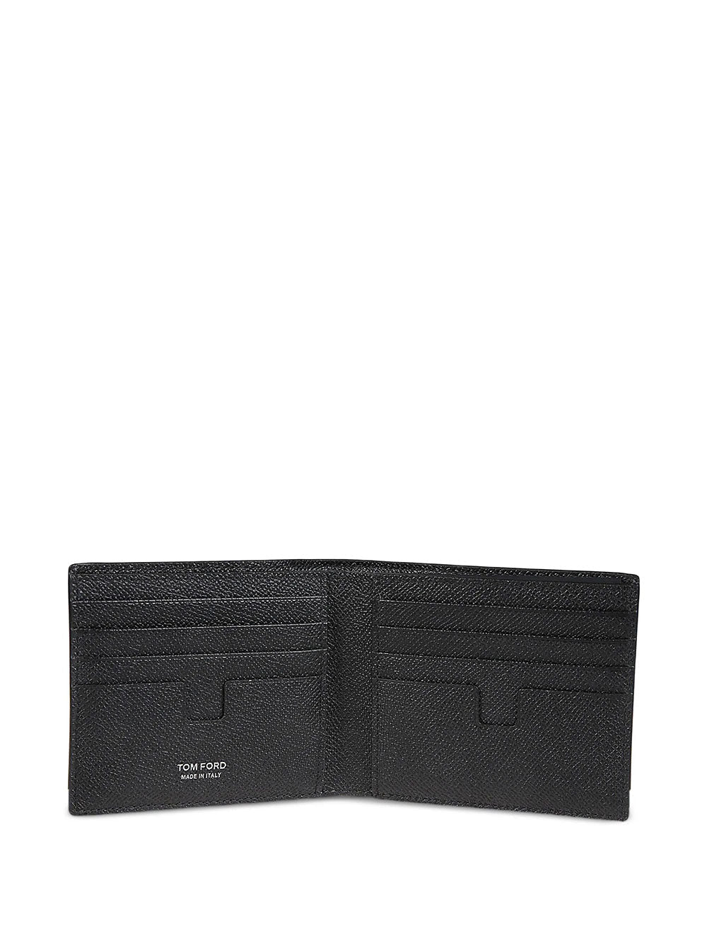 Tom Ford Men Portafoglio Bifold Piccolo In Pelle Fiore