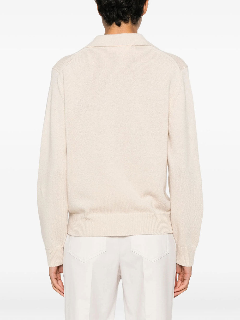 Victoria Beckham Women Genevieve Polo Jumper In Merino Wool
