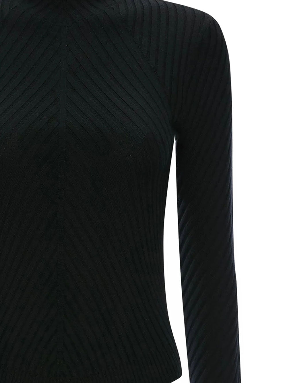 Victoria Beckham Women Ribbed Ls Polo
