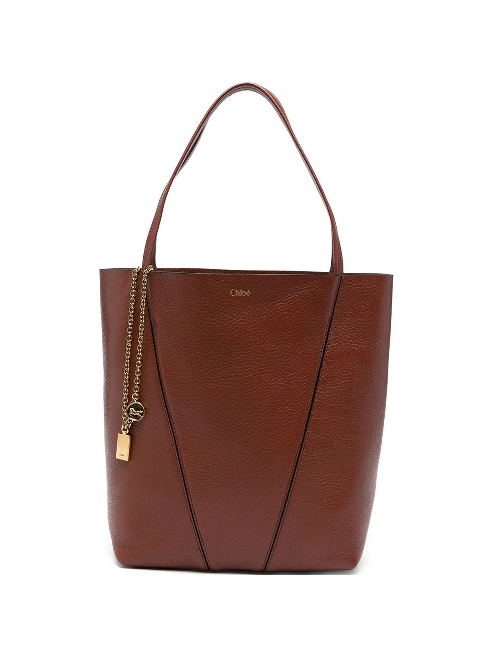 Chloe Women Chloé Spin Tote Bag In Grained Leather