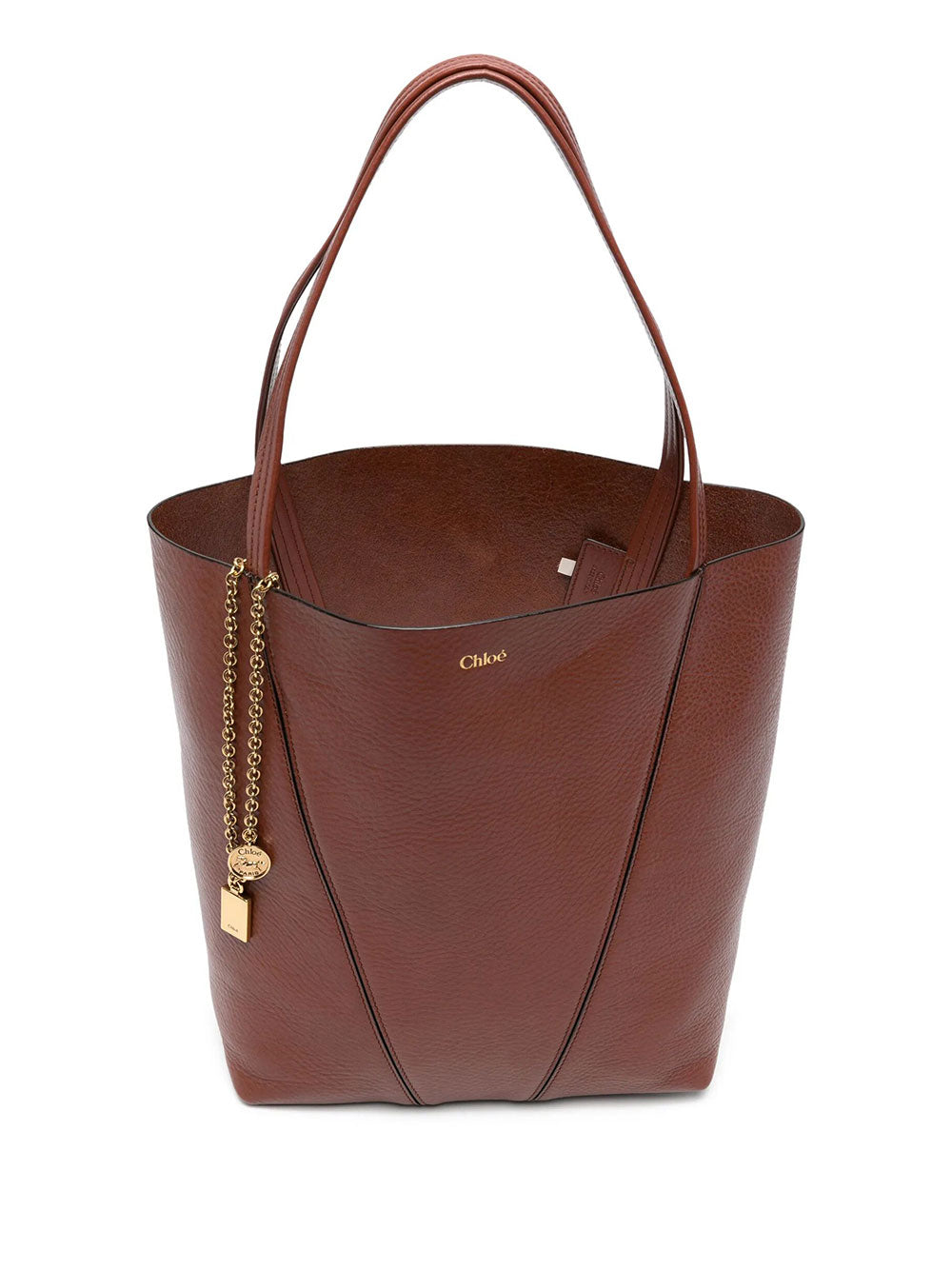Chloe Women Chloé Spin Tote Bag In Grained Leather