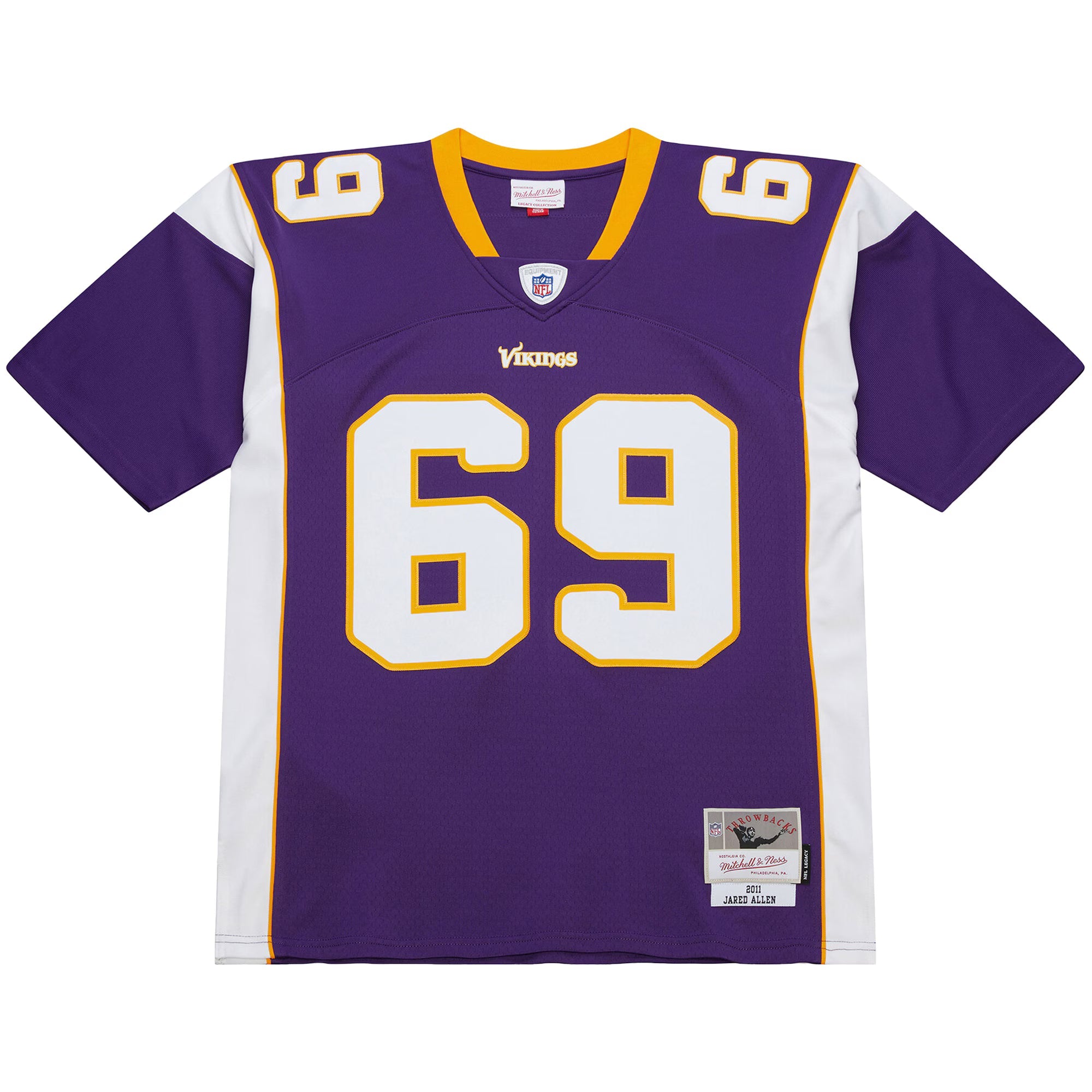 Minnesota Vikings Jared Allen Mitchell & Ness Purple 2011 Legacy Replica Jersey