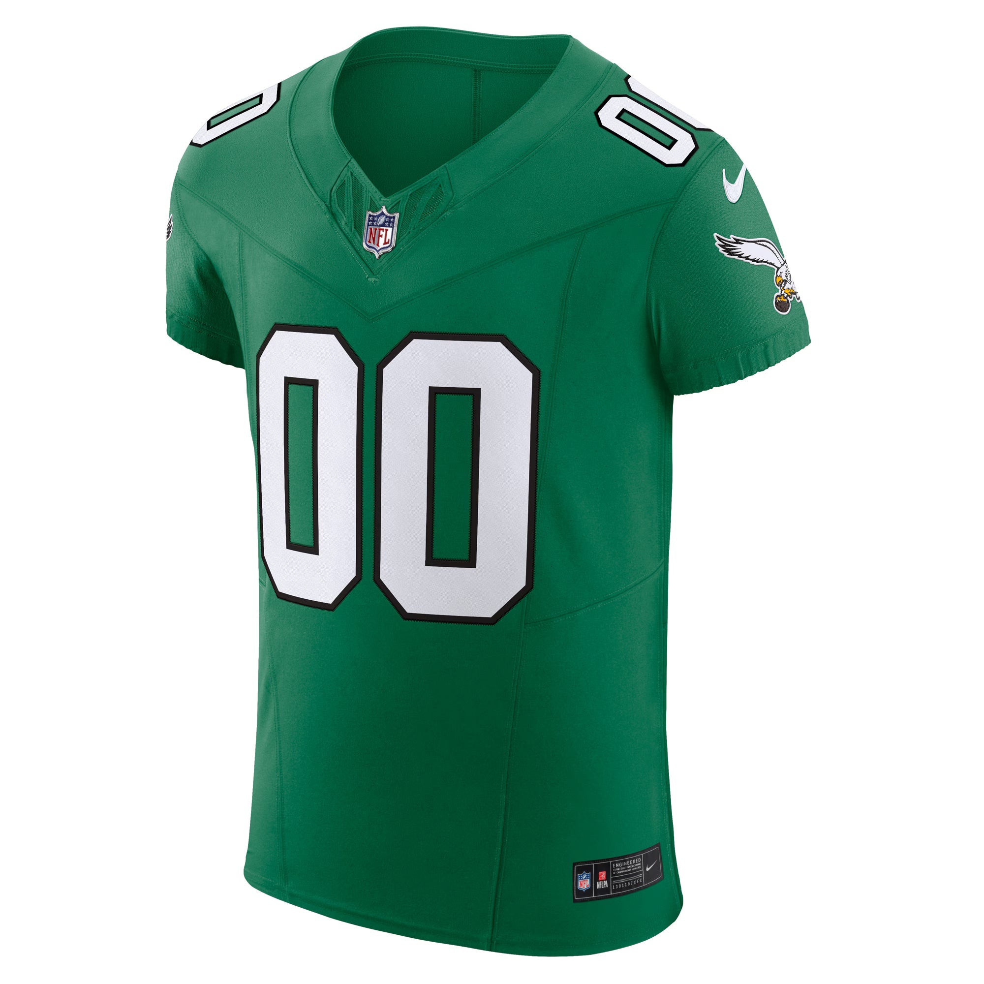 Philadelphia Eagles Kelly Green 2nd Alternate Vapor F.U.S.E. Elite Custom Jersey