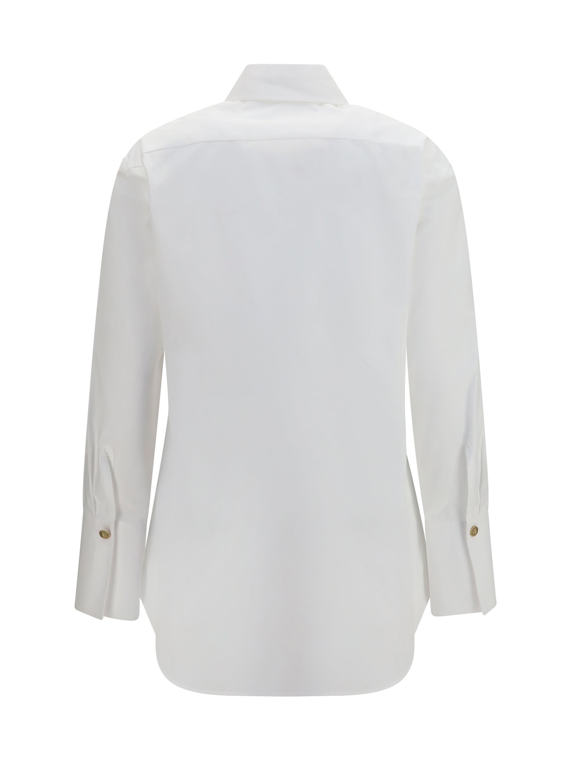 Balmain Women Cotton Poplin Shirt